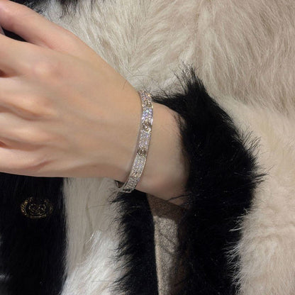 [ELAN LUXE]LOVE BRACELET 6.1MM DIAMOND-PAVED
