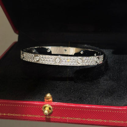 [ELAN LUXE]LOVE BRACELET 6.1MM DIAMOND-PAVED 10 BIG DIAMONDS
