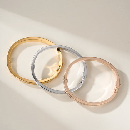 [ELAN LUXE]LOVE BRACELET 6.1MM DIAMOND-PAVED