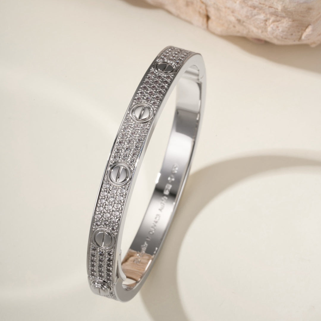[ELAN LUXE]LOVE BRACELET 6.1MM DIAMOND-PAVED