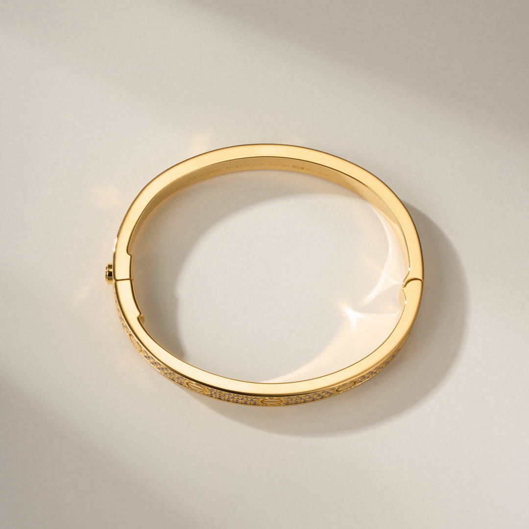 [ELAN LUXE]LOVE BRACELET 6.1MM DIAMOND-PAVED