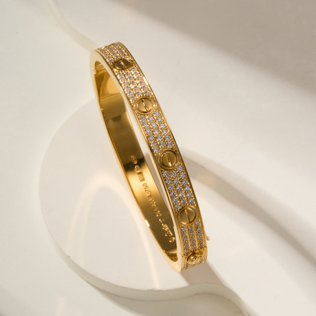 [ELAN LUXE]LOVE BRACELET 6.1MM DIAMOND-PAVED