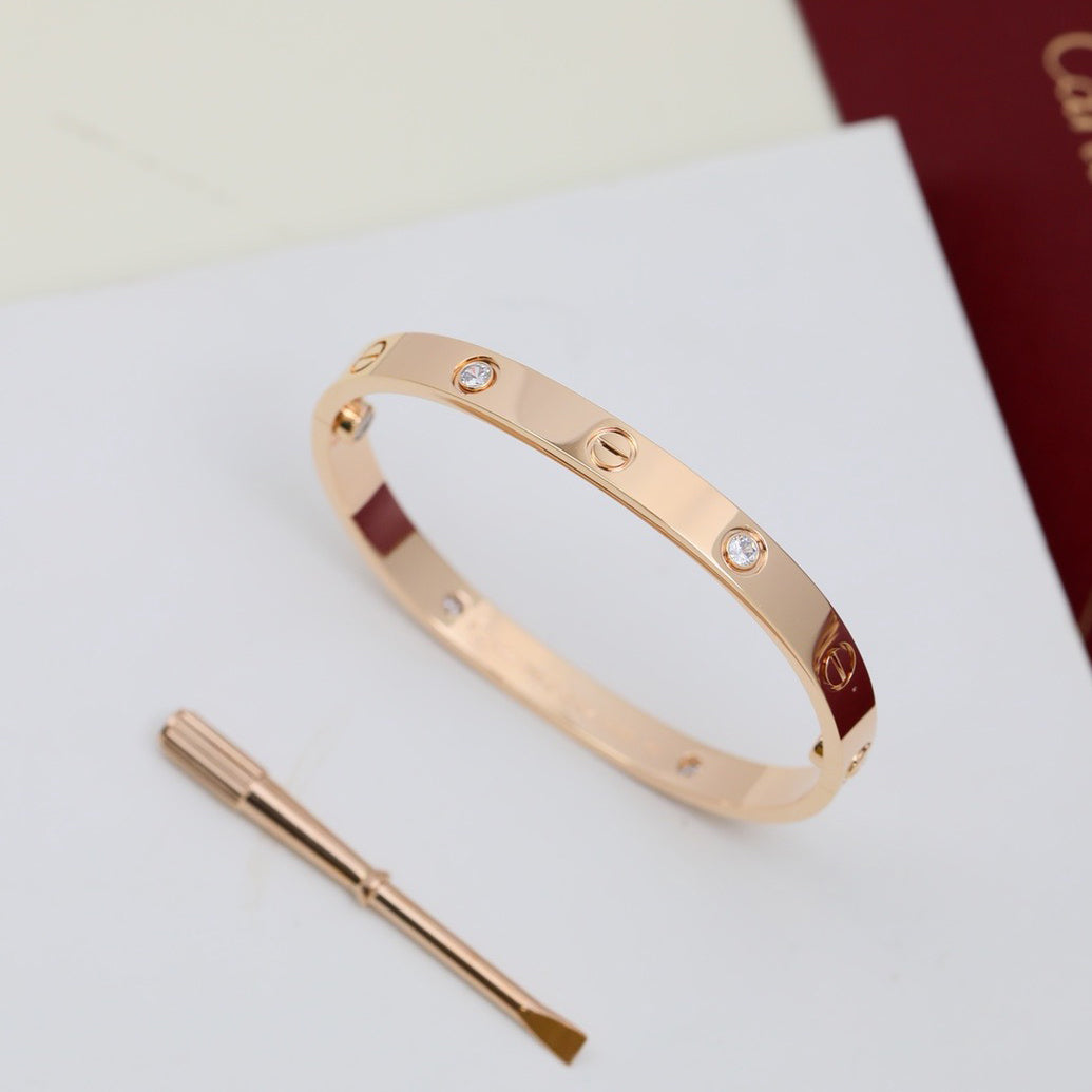 [ELAN LUXE]LOVE BRACELET 6.1MM 4 DIAMONDS
