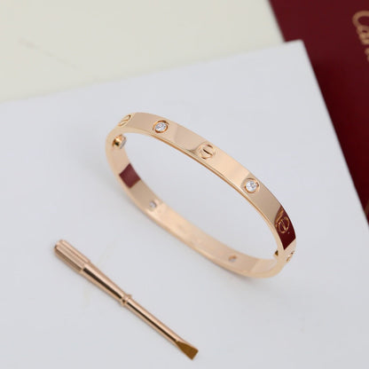 [ELAN LUXE]LOVE BRACELET 6.1MM 4 DIAMONDS