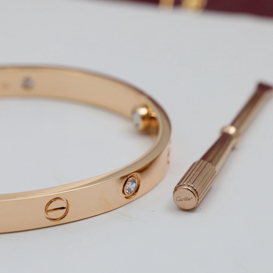 [ELAN LUXE]LOVE BRACELET 6.1MM 4 DIAMONDS