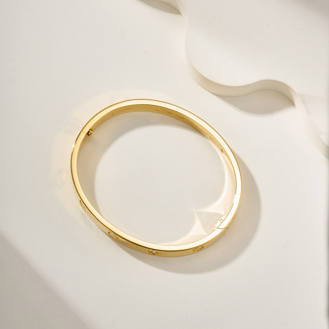 [ELAN LUXE]LOVE BRACELET 6.1MM 4 DIAMONDS