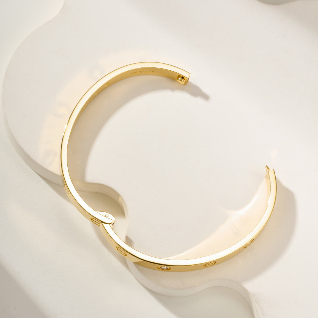 [ELAN LUXE]LOVE BRACELET 6.1MM 4 DIAMONDS