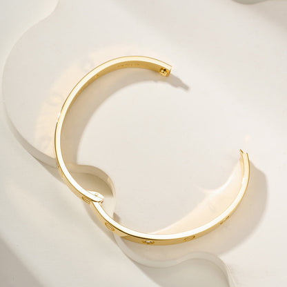 [ELAN LUXE]LOVE BRACELET 6.1MM 4 DIAMONDS