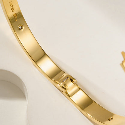 [ELAN LUXE]LOVE BRACELET 6.1MM 4 DIAMONDS