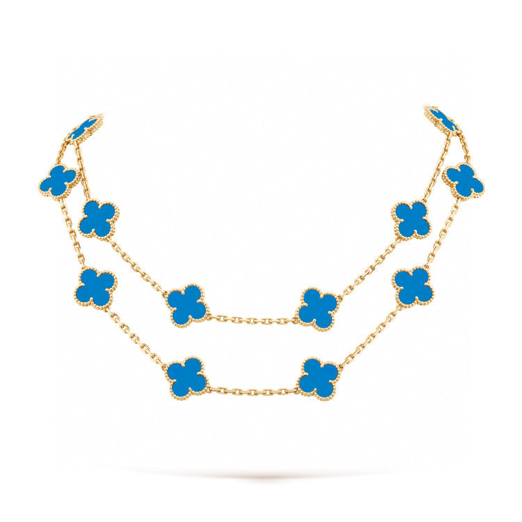 [ELAN LUXE]CLOVER 20 MOTIFS TURQUOISE GOLD