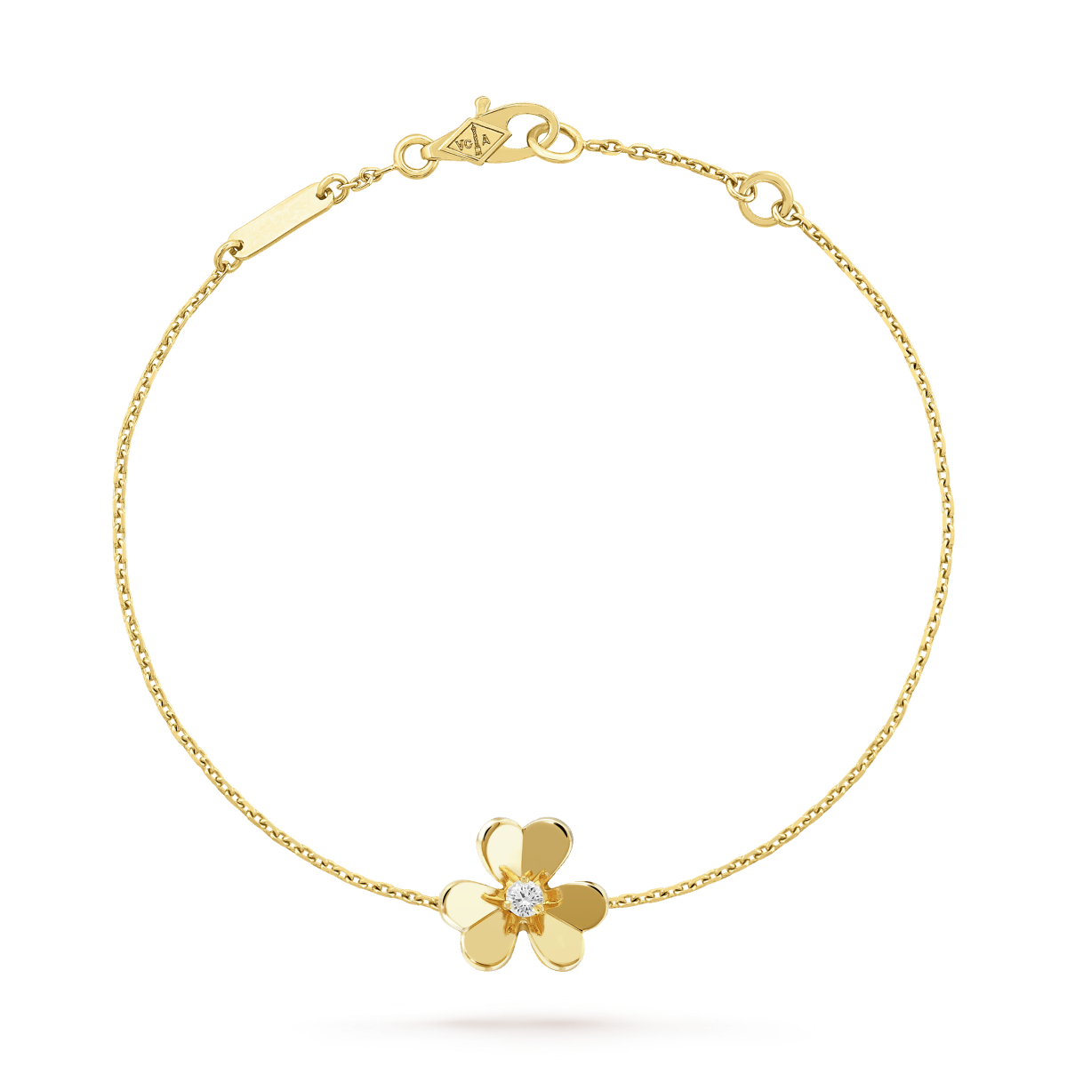 [ELAN LUXE]FRIVOLE GOLD FLOWER PINK MALACHITE BRACELET