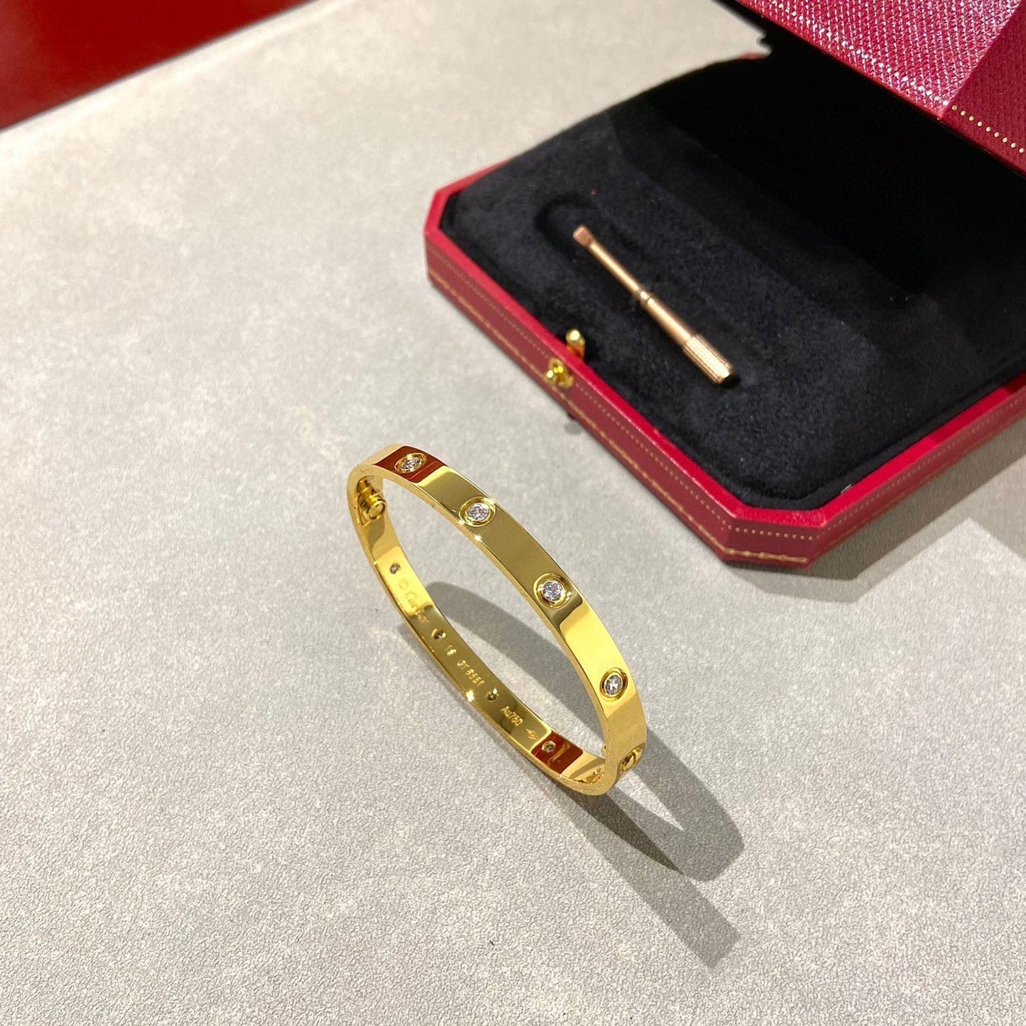 [ELAN LUXE]LOVE BRACELET 6.1MM 10 DIAMONDS