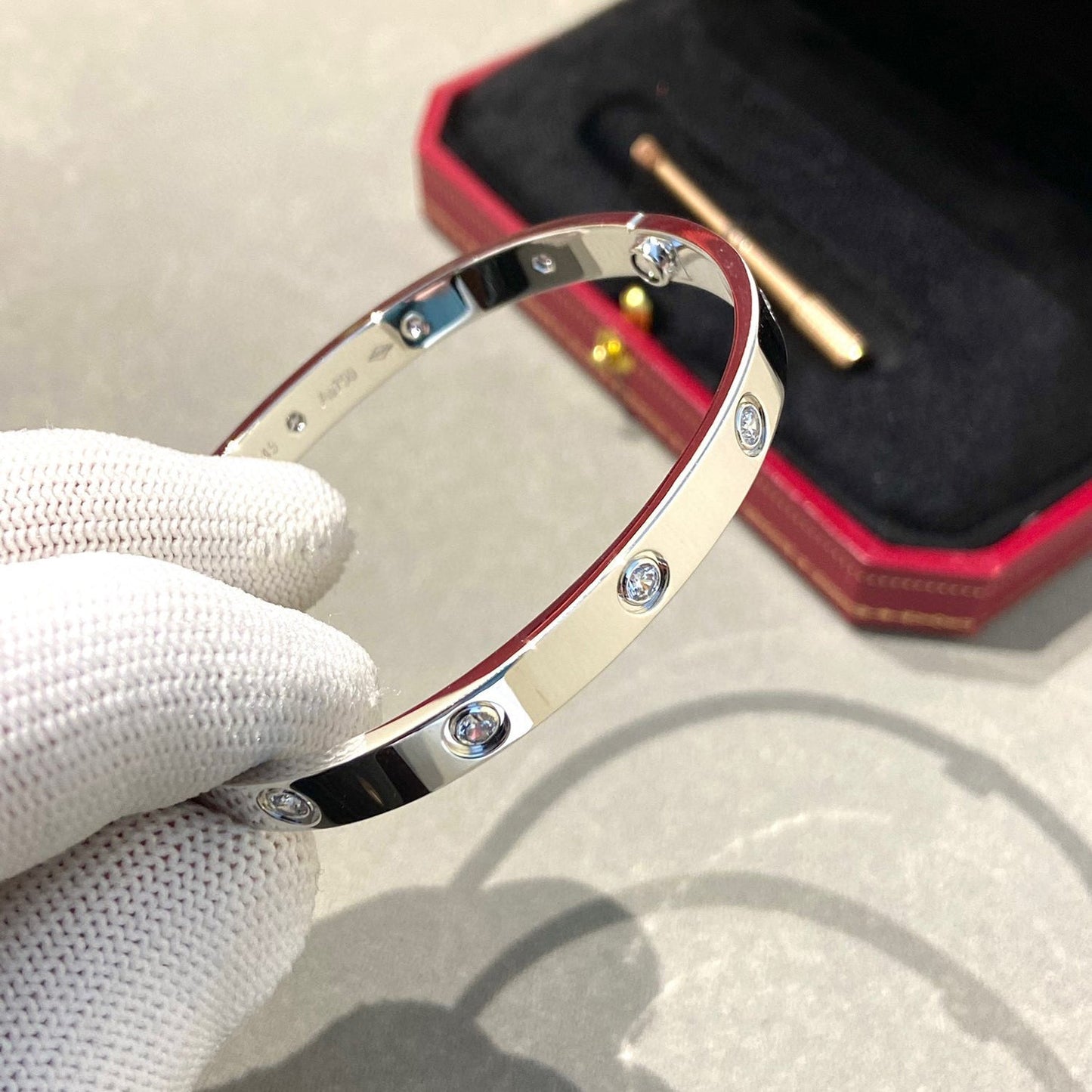 [ELAN LUXE]LOVE BRACELET 6.1MM 10 DIAMONDS