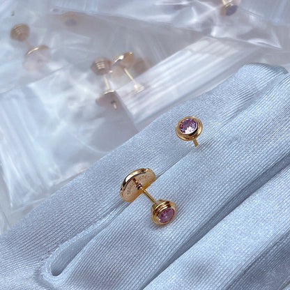 [ELAN LUXE]DAMOUR PING DIAMOND EARRINGS