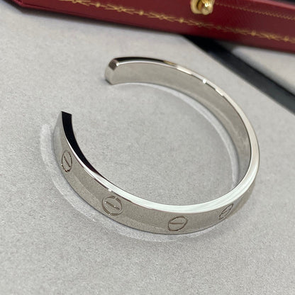 [ELAN LUXE]LOVE BRACELET 6.1MM 1 DIAMOND OPEN CUFF