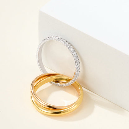 [ELAN LUXE]TRINITY 2.5MM RING COLLECTION