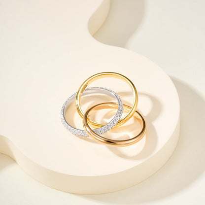 [ELAN LUXE]TRINITY 2.5MM RING COLLECTION