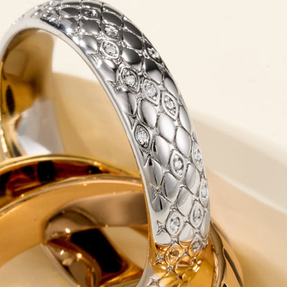 [ELAN LUXE] TRINITY  RING LEOPARD PRINT
