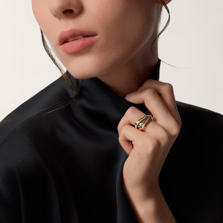 [ELAN LUXE] TRINITY 3.5MM CUSHION RING COLLECTION