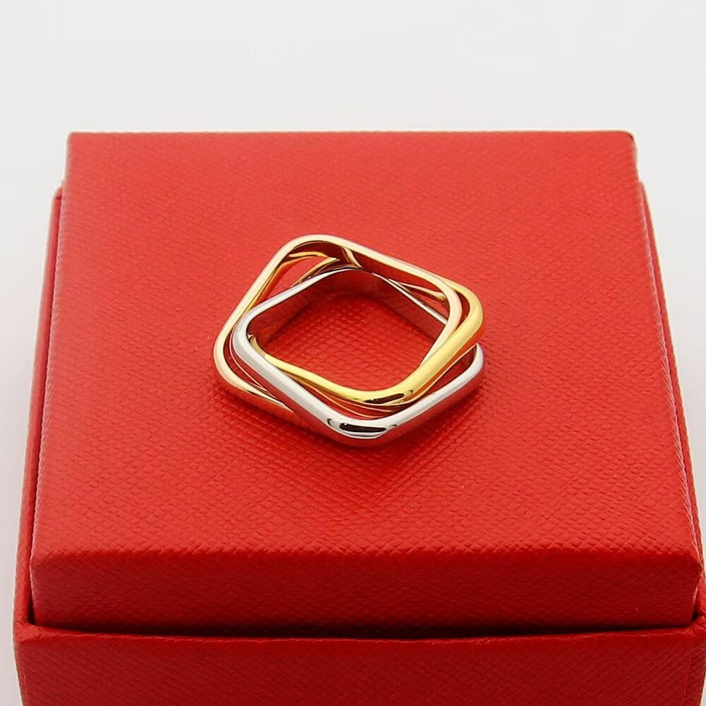 [ELAN LUXE] TRINITY 3.5MM CUSHION RING COLLECTION