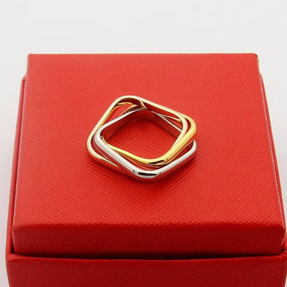 [ELAN LUXE] TRINITY 3.5MM CUSHION RING COLLECTION