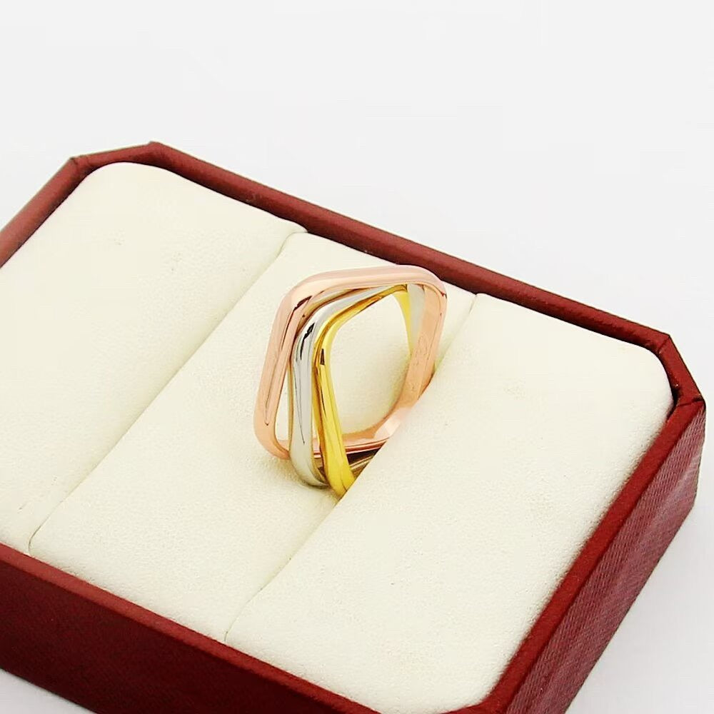 [ELAN LUXE] TRINITY 3.5MM CUSHION RING COLLECTION