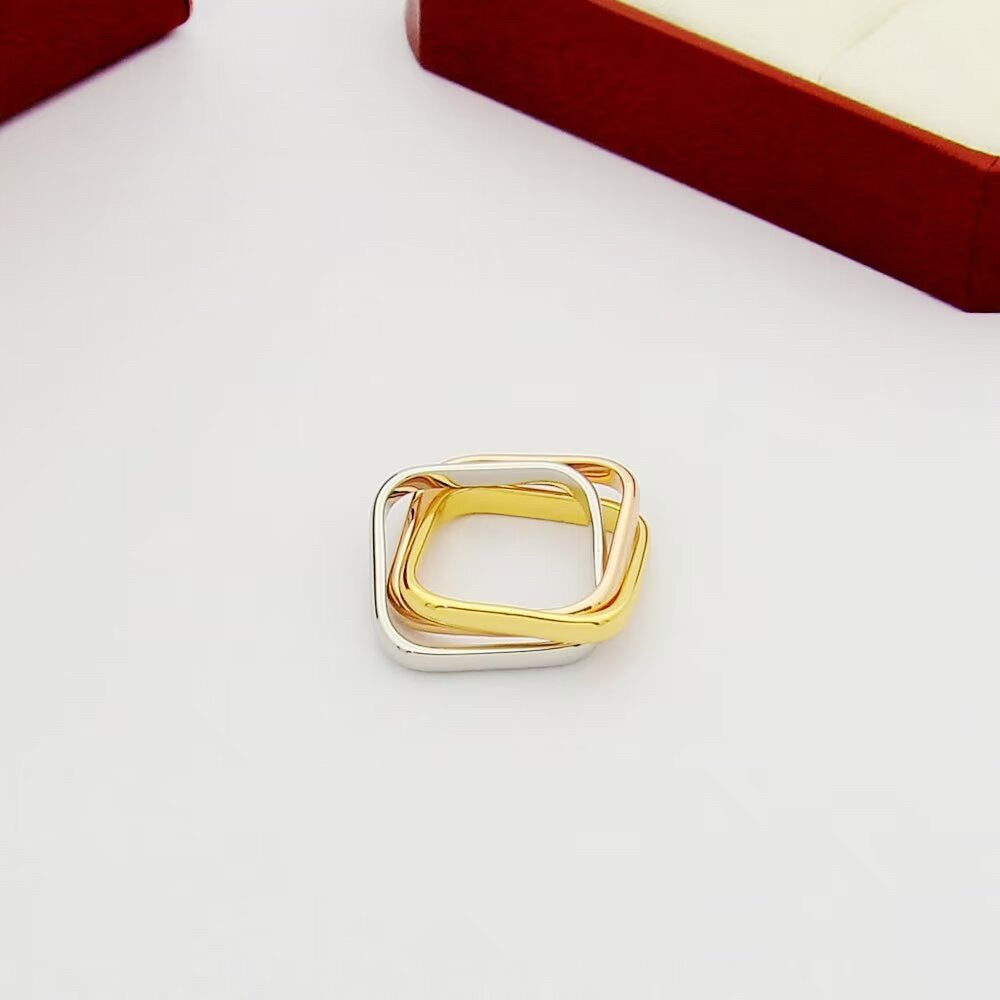 [ELAN LUXE] TRINITY 3.5MM CUSHION RING COLLECTION