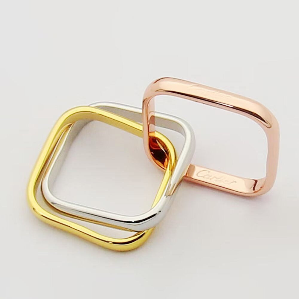 [ELAN LUXE] TRINITY 3.5MM CUSHION RING COLLECTION