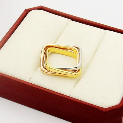[ELAN LUXE] TRINITY 3.5MM CUSHION RING COLLECTION