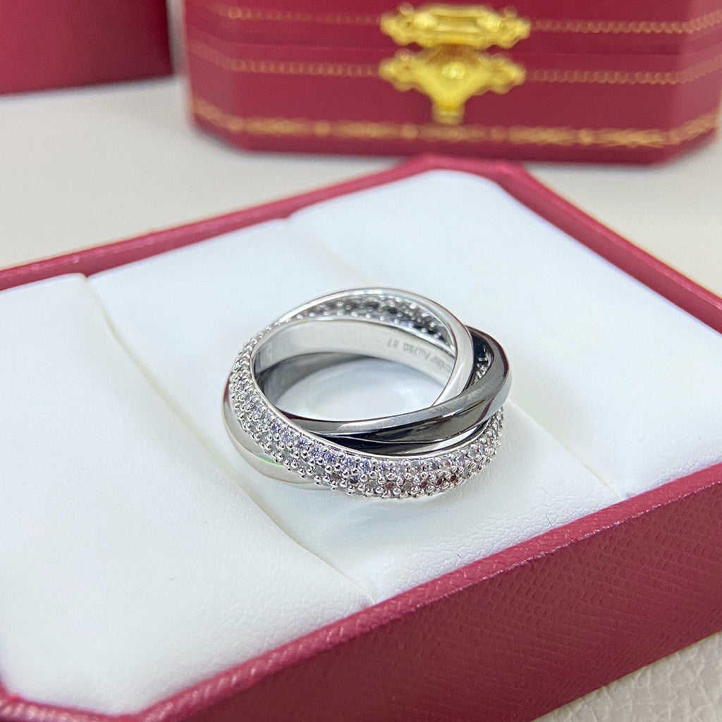 [ELAN LUXE]TRINITY 3.2MM RING BLACK CERAMIC