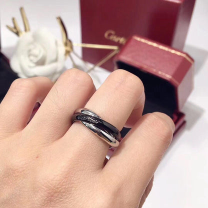 [ELAN LUXE]TRINITY 3.2MM RING BLACK CERAMIC