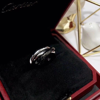 [ELAN LUXE]TRINITY 3.2MM RING BLACK CERAMIC