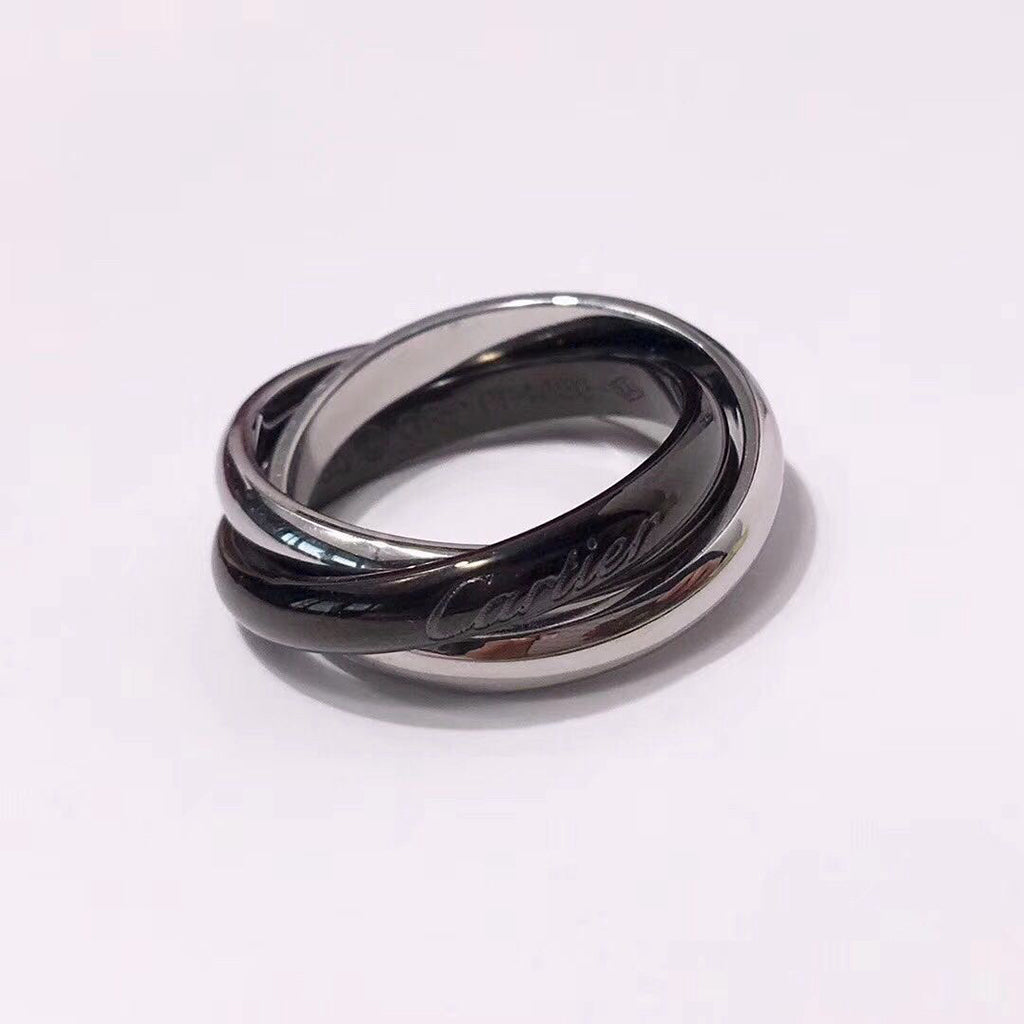 [ELAN LUXE]TRINITY 3.2MM RING BLACK CERAMIC