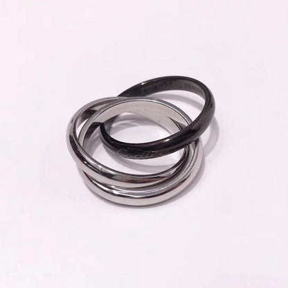 [ELAN LUXE]TRINITY 3.2MM RING BLACK CERAMIC