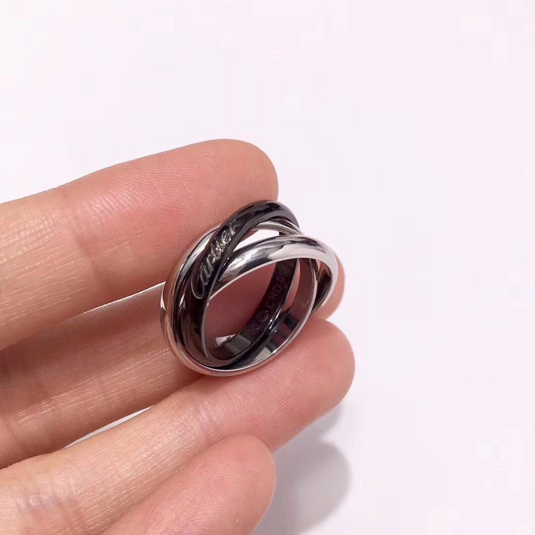 [ELAN LUXE]TRINITY 3.2MM RING BLACK CERAMIC