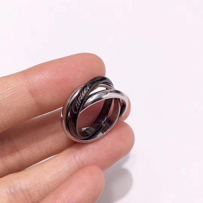 [ELAN LUXE]TRINITY 3.2MM RING BLACK CERAMIC