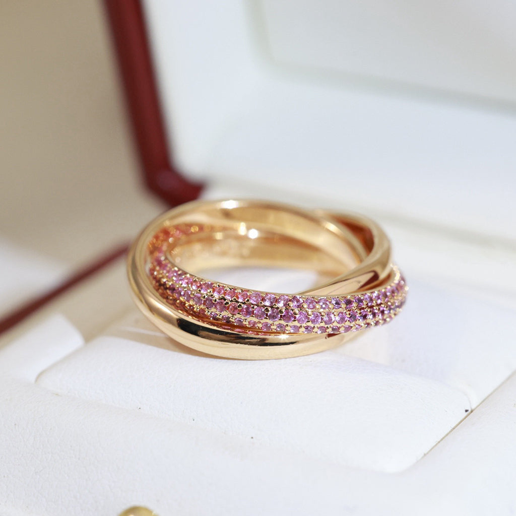 [ELAN LUXE]TRINITY 3.2MM RING PINK DIAMOND