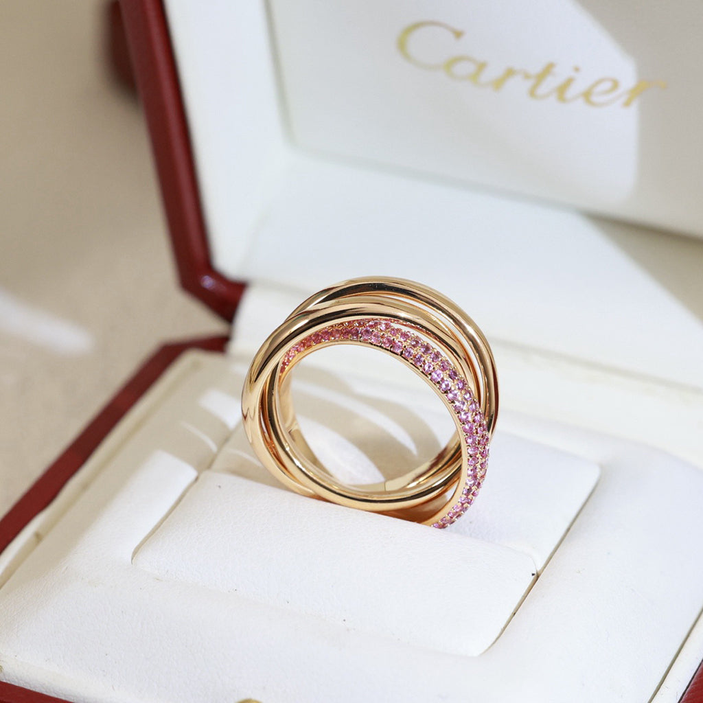 [ELAN LUXE]TRINITY 3.2MM RING PINK DIAMOND