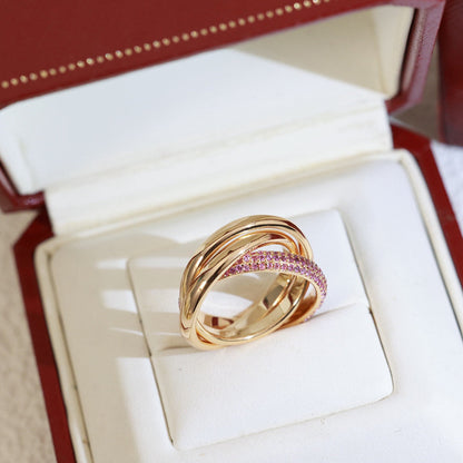 [ELAN LUXE]TRINITY 3.2MM RING PINK DIAMOND