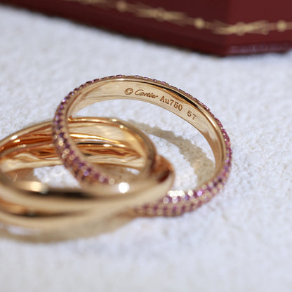 [ELAN LUXE]TRINITY 3.2MM RING PINK DIAMOND