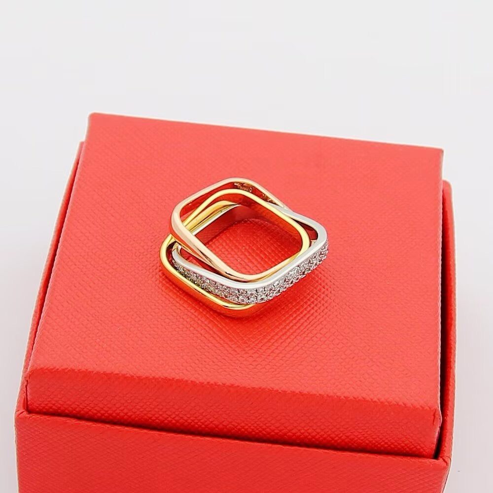 [ELAN LUXE] TRINITY 3.5MM CUSHION RING COLLECTION