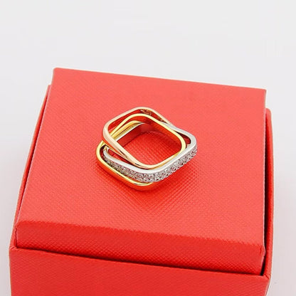 [ELAN LUXE] TRINITY 3.5MM CUSHION RING COLLECTION