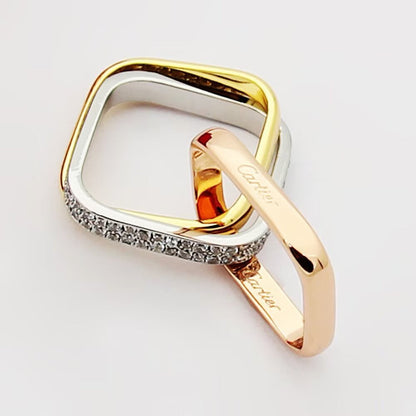 [ELAN LUXE] TRINITY 3.5MM CUSHION RING COLLECTION