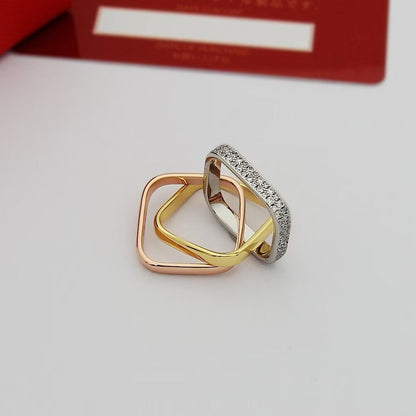 [ELAN LUXE] TRINITY 3.5MM CUSHION RING COLLECTION