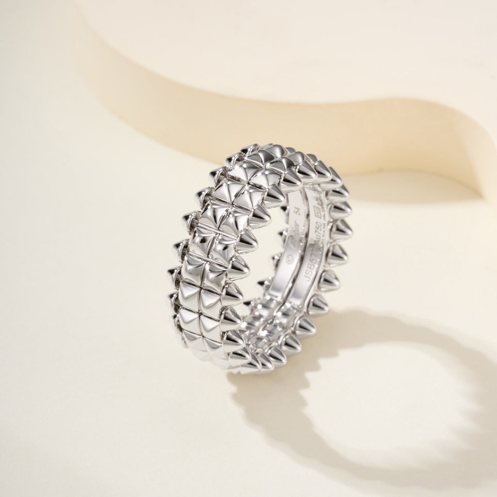 [ELAN LUXE]CLASH 9.2MM DOUBLE ROW RING