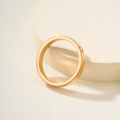[ELAN LUXE]LOVE RING 4MM 1 DIAMOND