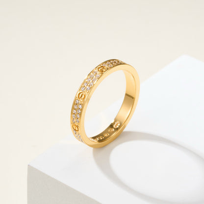 [ELAN LUXE]LOVE RING 2.65MM DIAMOND
