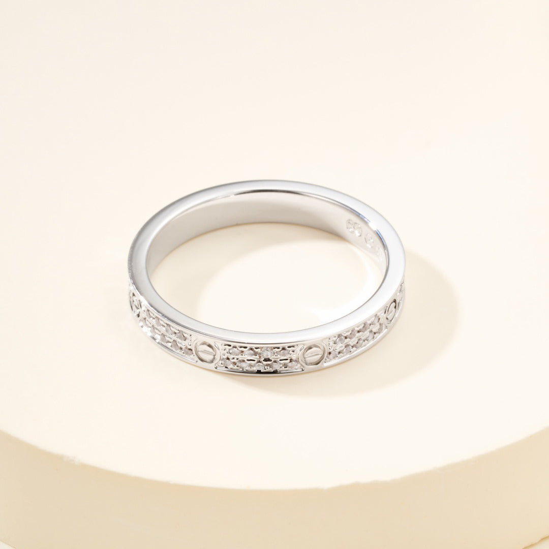 [ELAN LUXE]LOVE RING 2.65MM DIAMOND