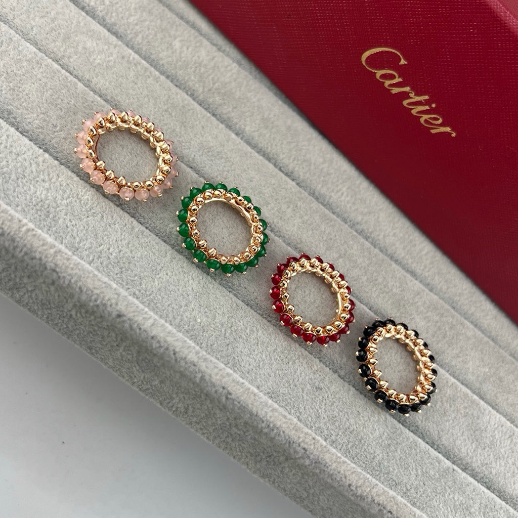 [ELAN LUXE]CLASH 7.9MM AGATE CHALCEDONY RING
