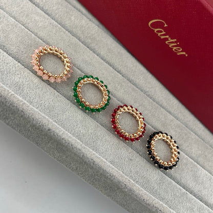 [ELAN LUXE]CLASH 7.9MM AGATE CHALCEDONY RING